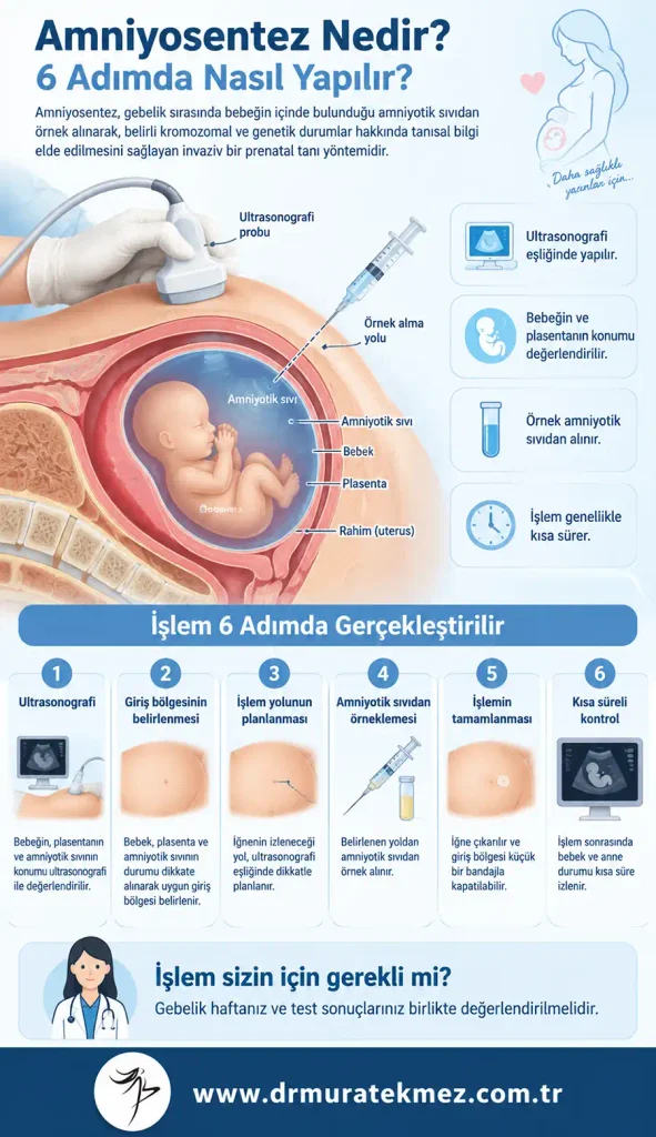 Amniyosentez Nasıl Yapılır? 6 adımda
