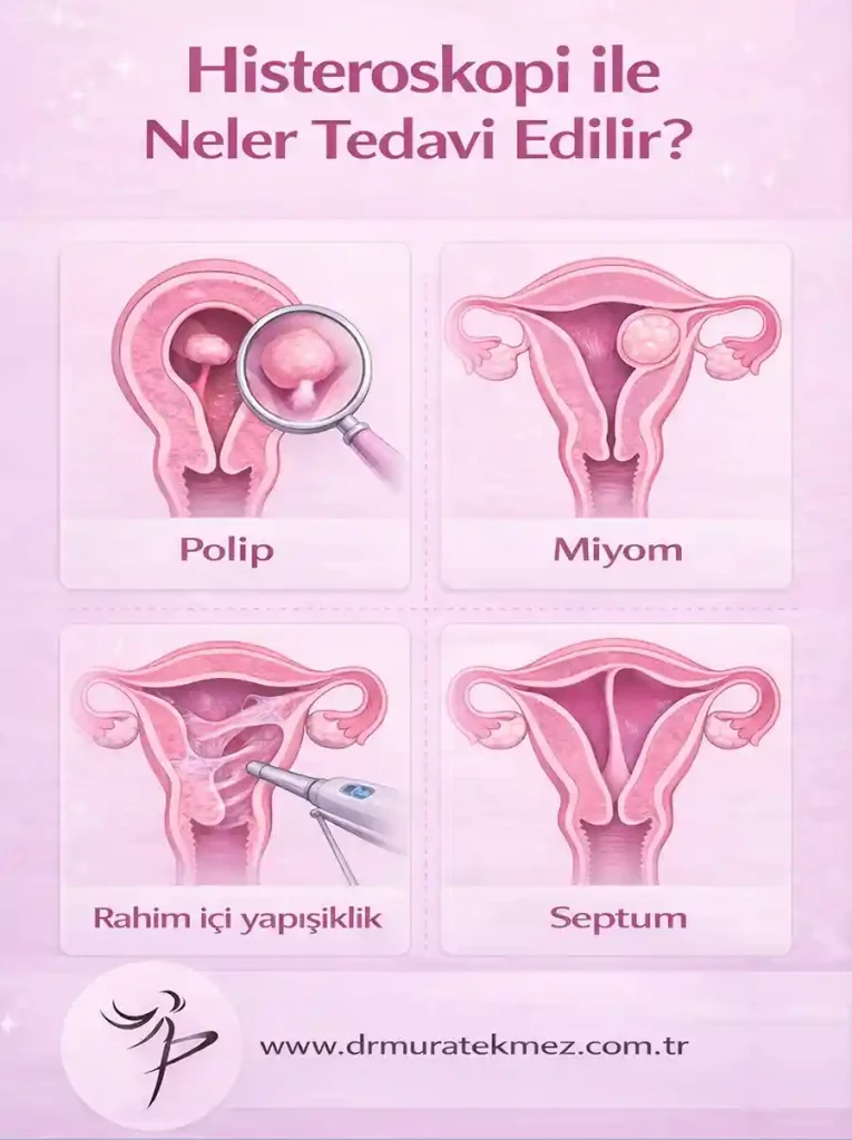Histeroskopi ile Hangi Hastalıklar Tedavi Edilir?