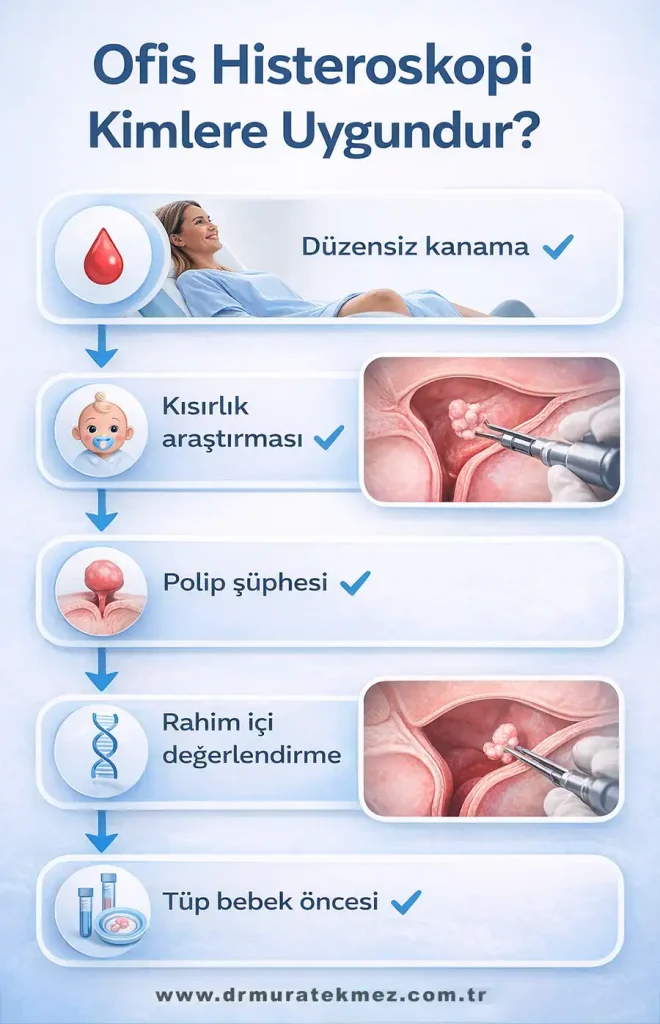 Ofis Histeroskopi Kimlere Uygundur?