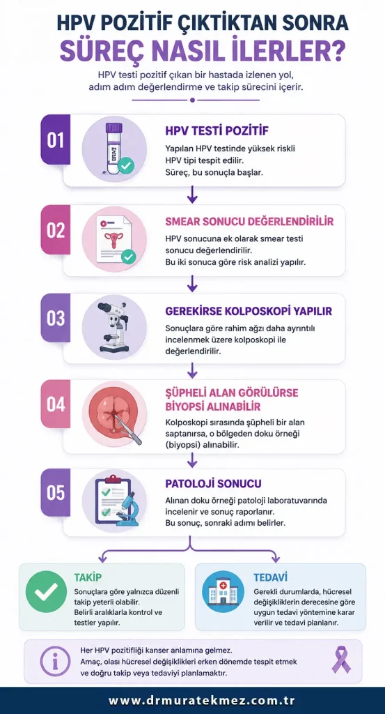 HPV Pozitifliği Sonrasında Süreç Nasıl İlerler?