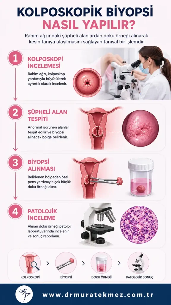 Kolposkopik Biyopsi Nasıl Yapılır?