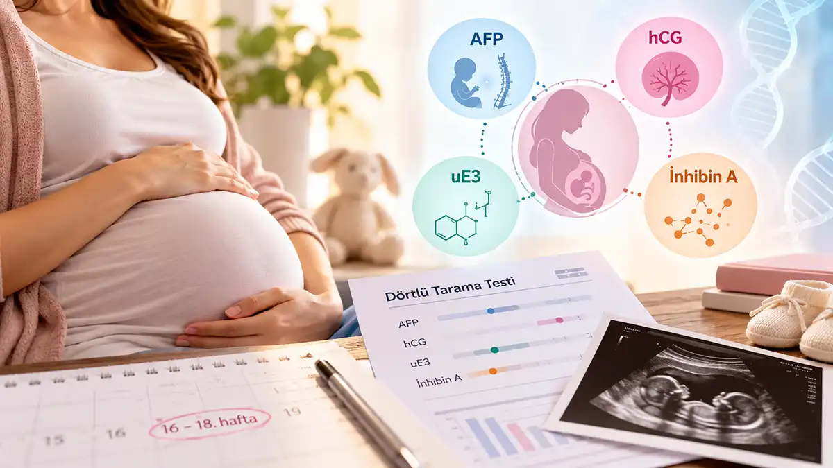 Dörtlü Tarama Testi (4'lü Test) Nedir? Ne Zaman Yapılır, Sonuçlar Nasıl Yorumlanır?